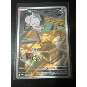 Pokemon TCG Illustration Rare Full Art Holo Espurr 95/88 Perfect Order Mint Card